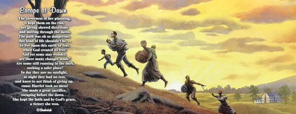 ESCAPE AT DAWN II - 8x20 Inch