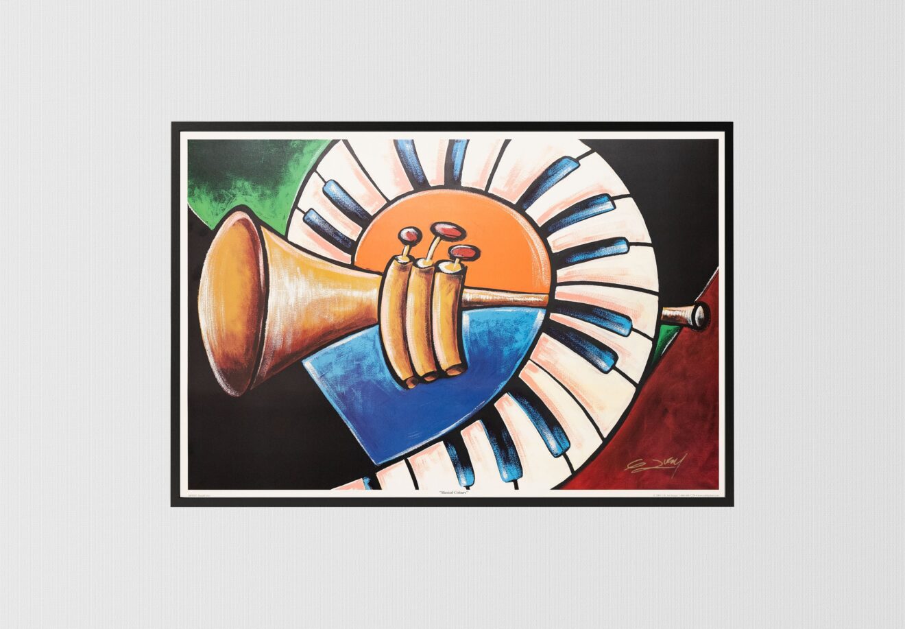 Musical Colours by Gerald Ivey, Art Poster Print for Wall, Home Decor - Image 2