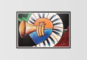 Musical Colours by Gerald Ivey, Art Poster Print for Wall, Home Decor - Image 2