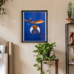 Mason Sword by Gerald Ivey, Art Poster Print for Wall, Home Decor