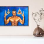 Masonic Thoughts by Fred Mathews, Art Poster Print for Wall, Home Decor