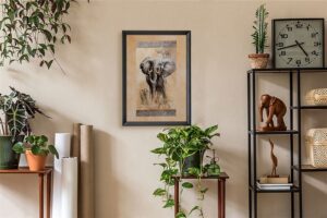 Elephant, by Gibson - 10x16 Art Poster Print for Wall, Home Decor