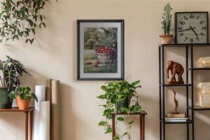 Apple Basket III, by Sibley - 11x14 Art Poster Print for Wall, Home Decor