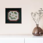 White Flower, by Bourgan - 16x16 Art Poster Print for Wall, Home Decor