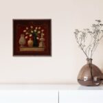 Tulip Pitcher II, by Gloria Eriksen - 16x16 Art Poster Print for Wall, Home Decor