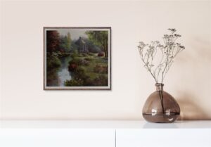 Summer Retreat, by Chun - 26x32 Art Poster Print for Wall, Home Decor