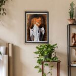 Bass harbor head Lighthouse, by Jerome Brown - 25.5x35.5 Art Poster Print for Wall, Home Decor