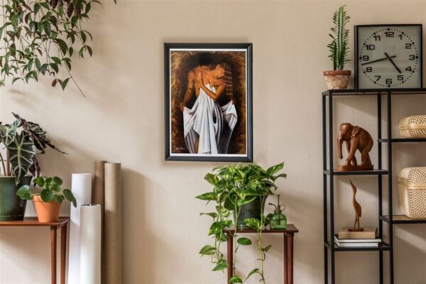 Bass harbor head Lighthouse, by Jerome Brown - 25.5x35.5 Art Poster Print for Wall, Home Decor