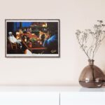 Smoke Out, by Carl Crawford - 23.5x34 Art Poster Print for Wall, Home Decor