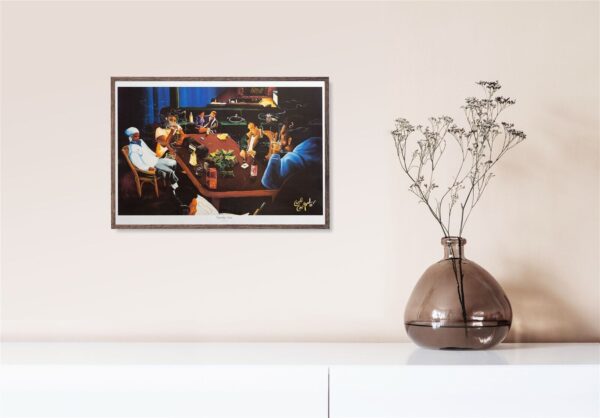 Smoke Out, by Carl Crawford - 23.5x34 Art Poster Print for Wall, Home Decor