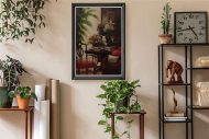 Rose Parlour, by Quinn - 21x31 Art Poster Print for Wall, Home Decor