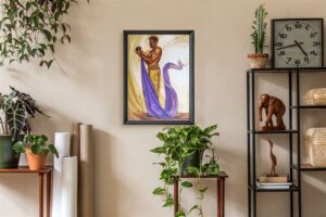 Bass harbor head Lighthouse, by WAK - 24x34 Art Poster Print for Wall, Home Decor