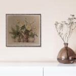 Garden Gathering, by Mock - 26x32 Art Poster Print for Wall, Home Decor