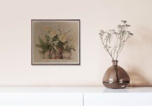 Garden Gathering, by Mock - 26x32 Art Poster Print for Wall, Home Decor