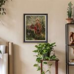 Festival Bound, by Janet Kruskamp - 24x30.5 Art Poster Print for Wall, Home Decor