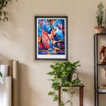 Dancing Couple, by Alix Beaujour - 25x35 Art Poster Print for Wall, Home Decor