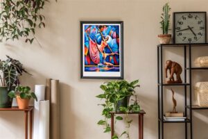 Dancing Couple, by Alix Beaujour - 25x35 Art Poster Print for Wall, Home Decor