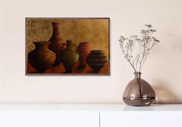 Vessels of Casablanca I, by Goggins - 24x36 Art Poster Print for Wall, Home Decor