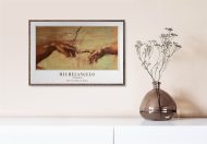 The Creation of Adam I, by Michelangelo - 24x36 Art Poster Print for Wall, Home Decor