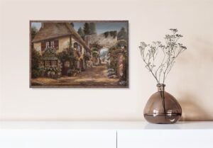 Ruelle Saint Amant, by Brown - 24x36 Art Poster Print for Wall, Home Decor