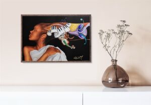 Rhythm of the Night, by Gerald Ivey - 24x36 Art Poster Print for Wall, Home Decor