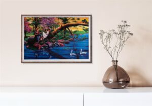 Reflections of a Serenade, by Toms - 24x36 Art Poster Print for Wall, Home Decor