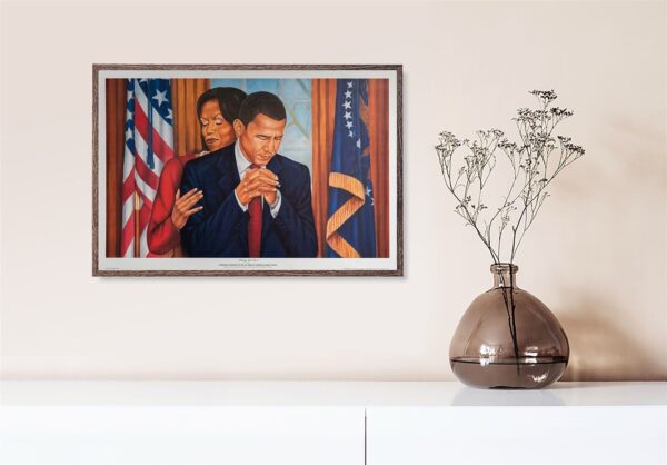 Putting God First, by Myers - 24x36 Art Poster Print for Wall, Home Decor