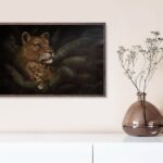 Protective Love, by Manning - 24x36 Art Poster Print for Wall, Home Decor