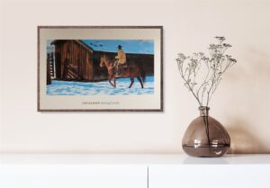 Morning Rounds, by Ann Hanson - 24x36 Art Poster Print for Wall, Home Decor