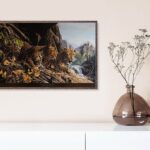 Leopard Sentry, by Craig Bone - 24x36 Art Poster Print for Wall, Home Decor