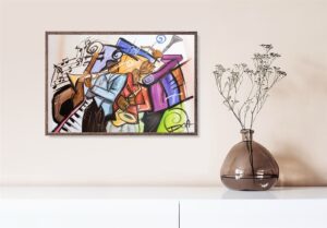 Jammin', by DOA - 24x36 Art Poster Print for Wall, Home Decor