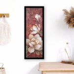 Magnolia Melody I, by Elaine Vollhardt - 12x36 Art Poster Print for Wall, Home Decor