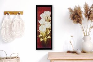 Magnificent Tulips I, by Levashov - 12x36 Art Poster Print for Wall, Home Decor