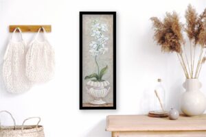Lavish Orchids II, by Angela Ferrante - 12x36 Art Poster Print for Wall, Home Decor