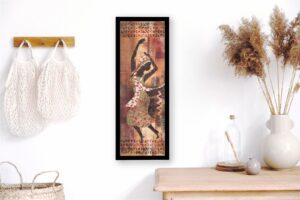 Graceful Reflections II, by Donovan - 12x36 Art Poster Print for Wall, Home Decor