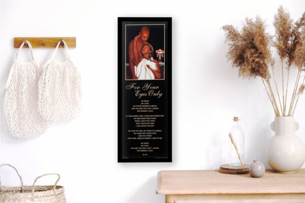 For Your Eyes Only I, by Gerald Ivey - 12x36 Art Poster Print for Wall, Home Decor