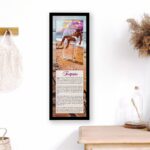 Footprints III, by Lester Kern - 12x36 Art Poster Print for Wall, Home Decor