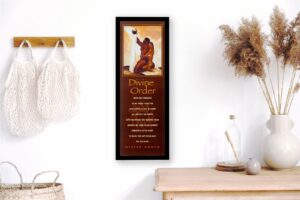 Divine Order, by WAK - 12x36 Art Poster Print for Wall, Home Decor