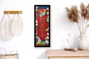 Bless My Kitchen, by Johnny Myers - 12x36 Art Poster Print for Wall, Home Decor
