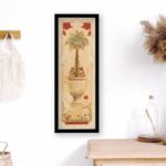 Atrium Palm I, by Gloria Eriksen - 12x36 Art Poster Print for Wall, Home Decor