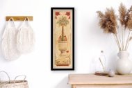 Atrium Palm I, by Gloria Eriksen - 12x36 Art Poster Print for Wall, Home Decor