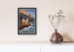 A Little Tenderness , by Gelsinger - 13x17 Art Poster Print for Wall, Home Decor