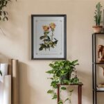 Two Yellow Ross, by Cappello - 11x14 Art Poster Print for Wall, Home Decor