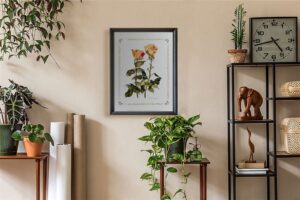 Two Yellow Ross, by Cappello - 11x14 Art Poster Print for Wall, Home Decor