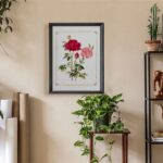 Two Roses, by Cappello - 11x14 Art Poster Print for Wall, Home Decor