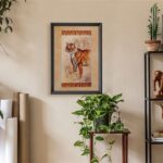 Tiger, by Gibson - 10x16 Art Poster Print for Wall, Home Decor