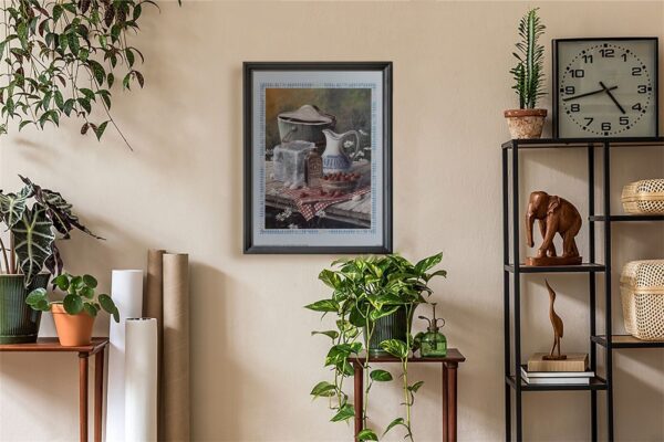 Strawberry Ice Cream - 11x14 Art Poster Print for Wall, Home Decor