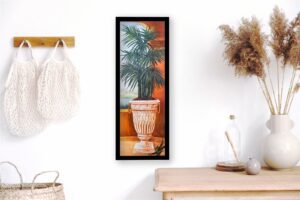 Peaceful Haven II, by David Gunter - 12x36 Art Poster Print for Wall, Home Decor