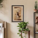 Stag, by Gibson - 10x16 Art Poster Print for Wall, Home Decor