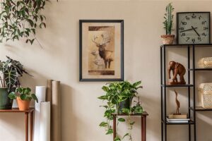 Stag, by Gibson - 10x16 Art Poster Print for Wall, Home Decor